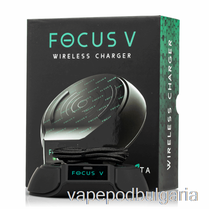 Vape Течности Focus V Carta 2 безжично зарядно черно